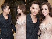 Làng sao - Isaac nắm tay hotgirl Kelly thân thiết tại sự kiện