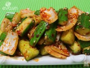 Bếp Eva - Dưa chuột trộn cay ngọt giòn giòn hấp dẫn