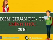 Tin tức - Danh sách các trường ĐH – CĐ công bố Điểm chuẩn chính thức năm 2016 Đợt 1