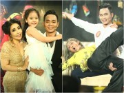 Làng sao - "Hot boy xoài lắc" vui sướng bế con gái danh hài Kiều Oanh khi đăng quang Cười xuyên Việt