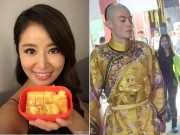 Làng sao - Ngôi sao 24/7: Lâm Tâm Như khoe ảnh tới phim trường thăm "anh xã"