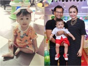 Làng sao - Con trai Huỳnh Đông - Ái Châu có khuôn mặt hài hước như bố mẹ