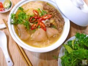 Bếp Eva - Cuối tuần rảnh rỗi làm bún móng giò thịt bò đãi cả nhà