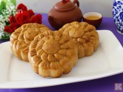 Bếp Eva - Cách làm bánh Trung thu nướng nhân trà xanh cho Rằm tháng 8