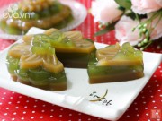 Bếp Eva - Bánh Trung thu rau câu vị cà phê trà xanh ăn nhanh kẻo hết!