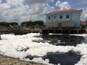 Tin tức - Bọt trắng như tuyết lại nổi 'bồng bềnh' đầy kênh Tàu Hủ