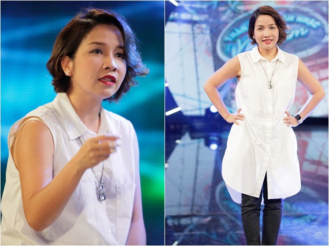 Diva Mỹ Linh xinh đẹp đi dạy hát cho thí sinh Vietnam Idol