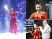 Làng sao - Vietnam Idol: Thu Minh diện váy lộng lẫy, bất ngờ hát tặng khán giả