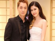 Làng sao - Đăng Khôi bảnh bao tháp tùng bà xã đi sự kiện