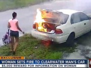 Tin tức - Cô gái Mỹ hả hê đốt xe người yêu cũ và cái kết dở khóc dở cười