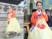 Thời trang - Minh Hằng gây tranh cãi khi diện hanbok với giày thể thao