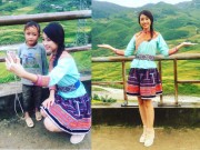 Thời trang - HH Đỗ Mỹ Linh đẹp như đóa hoa rừng khiến bao chàng trai ngơ ngẩn