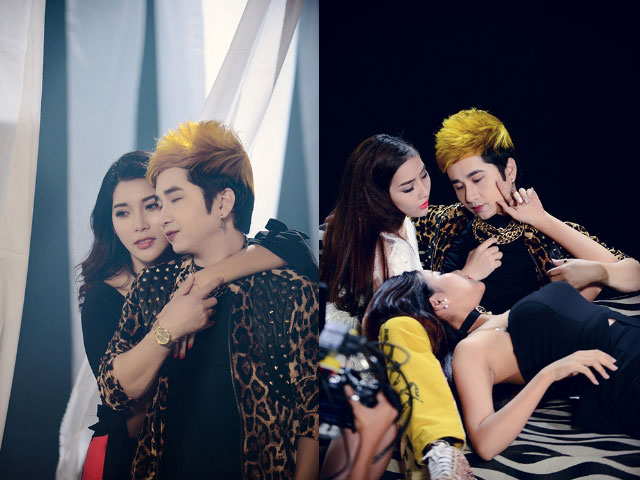 Bằng Cường “choáng ngợp” bởi dàn người mẫu xinh đẹp vây quanh