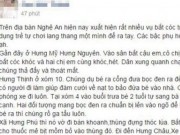 Tin tức - Công an vào cuộc điều tra vụ tung tin đồn bắt cóc trẻ em ở Nghệ An