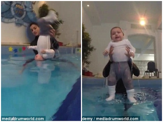 Sự thật bất ngờ sau video quay cảnh trẻ 6 tháng tuổi bị ném xuống nước
