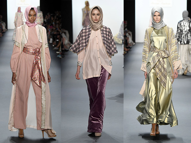 NTK Hồi giáo đầu tiên trình diễn trang phục trùm đầu tại New York Fashion Week