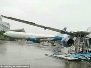 Tin tức - Siêu bão Meranti mạnh nhất thế giới thổi dạt máy bay Boeing tại Trung Quốc