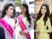 Thời trang - Những chiếc áo dài được khen hết lời của hoa hậu Đỗ Mỹ Linh