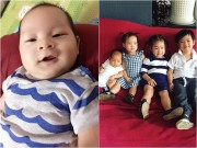Làng sao - Con thứ 4 hơn 2 tháng tuổi của Lý Hải - Minh Hà ngày càng kháu khỉnh