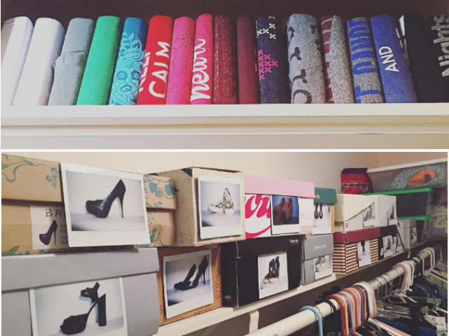 Bạn sẽ phải ngả mũ trước cách sắp xếp tủ đồ của những cô gái này