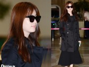 Làng sao - "Mỹ nhân cười đẹp nhất Kbiz" khoe da căng mịn không tỳ vết tại sân bay