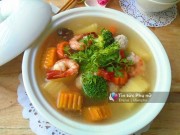 Bếp Eva - Canh rau củ thịt viên thơm ngon, thanh ngọt