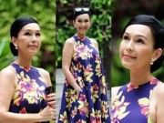 Thời trang - Diễm My U50 vẫn trẻ trung nhờ họa tiết hoa lan