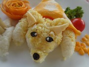 Bếp Eva - Làm cơm hình chú cún dễ thương cho bé