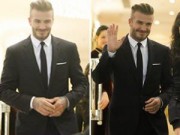 Làng sao - Beckham cực điển trai đi dự sự kiện tại Hà Nội