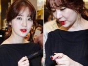 Làng sao - Yoon Eun Hye lộ mặt già nua ngấn mỡ