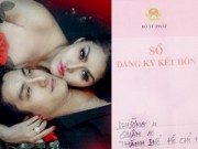Làng sao - Phi Thanh Vân vui mừng khoe giấy chứng nhận kết hôn