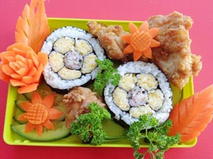 Cơm cuộn sushi vừa ngon lại đẹp