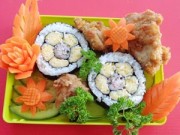 Bếp Eva - Cơm cuộn sushi vừa ngon lại đẹp