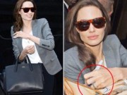 Làng sao - "Zoom" nhẫn cưới kim cương của Angelina Jolie