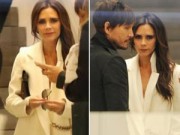 Làng sao - Victoria Beckham bất ngờ mỉm cười ngọt ngào