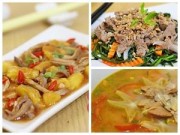Bếp Eva - Thực đơn hấp dẫn cùng dạ dày xào dứa, canh trai nấu khế