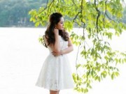 Làng sao - Bảo Trâm Idol xinh tươi, nữ tính trên phố Hà Nội