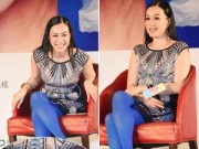 Làng sao - Chung Lệ Đề lộ bụng ngấn mỡ trong sự kiện