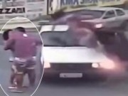 Clip Eva - Cặp đôi hôn nhau lãng mạn sau tai nạn kinh hoàng