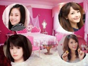 Nhà đẹp - Tham quan phòng ngủ hồng lãng mạn 4 hot girl xinh xắn