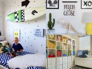 Mẹ Úc sửa phòng ngủ cá tính hiện đại cho con trai