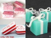 Nhà đẹp - Tự làm xà phòng kẹo gậy cho Giáng Sinh ngọt ngào