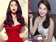 Làng sao - Trà Ngọc Hằng gợi cảm, Thu Thảo vai trần đi tiệc