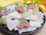 Bếp Eva - Cách làm mứt dừa non vị sữa, trà xanh, cacao