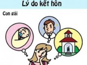 Eva tám - Cười ngất: khác biệt giữa con trai và con gái trong hôn nhân
