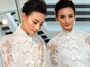 Thời trang - Cận cảnh váy cưới đẹp khó cưỡng của Lê Thúy