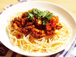 Mì Ý bò sốt cà đổi vị cuối tuần