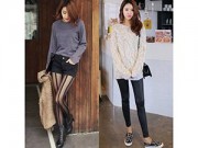 Thời trang - Những kiểu legging giúp đôi chân thon gọn bất ngờ