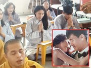 Làng sao - Thủy Tiên - Công Vinh tụng kinh Bát Dương trước ngày cưới