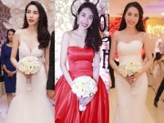 Thời trang - Thủy Tiên diện 3 váy cưới hoành tráng trong hôn lễ